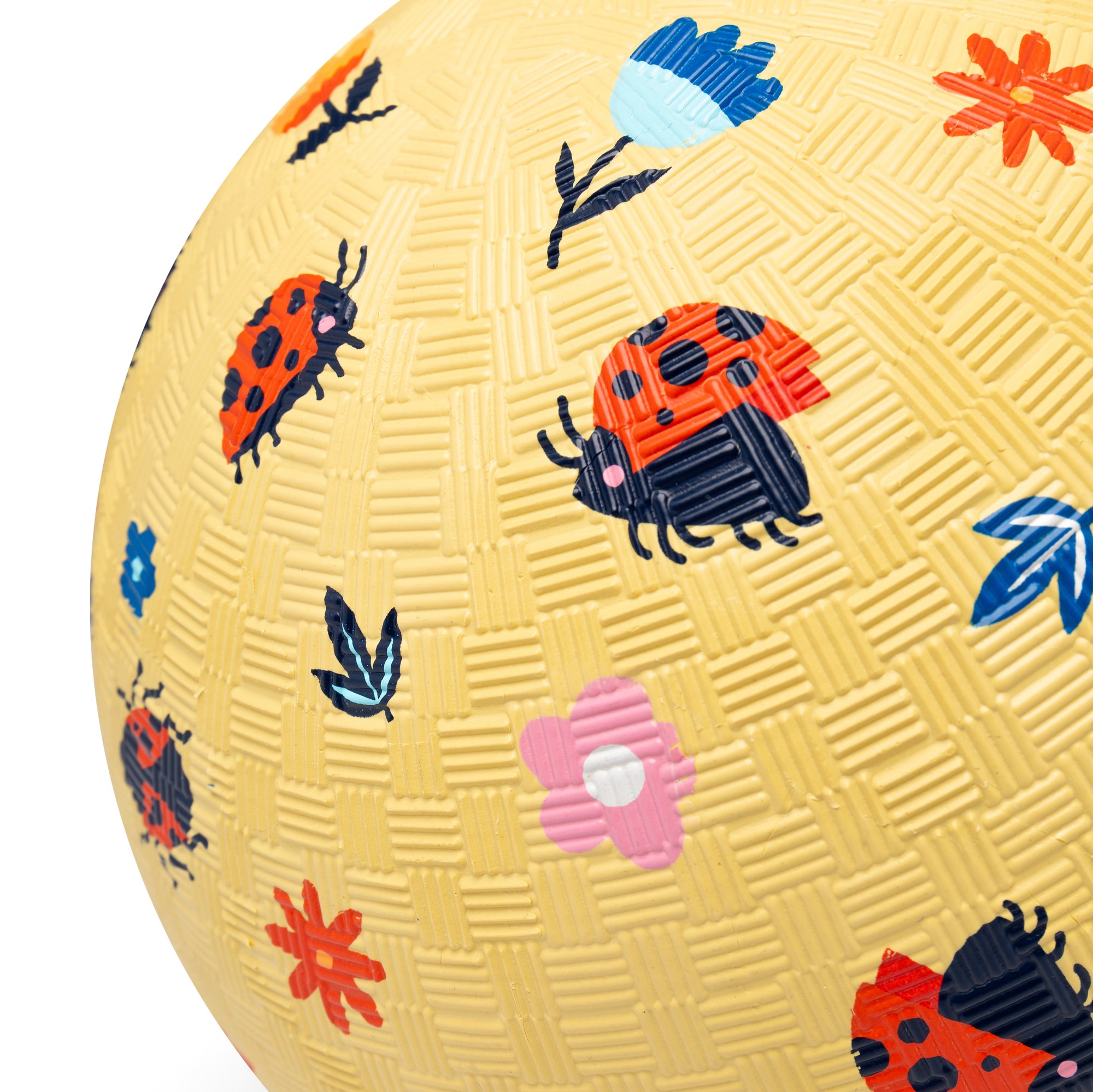 Little L - Rubber bal Lieveheersbeestjes - 13 cm (klein)