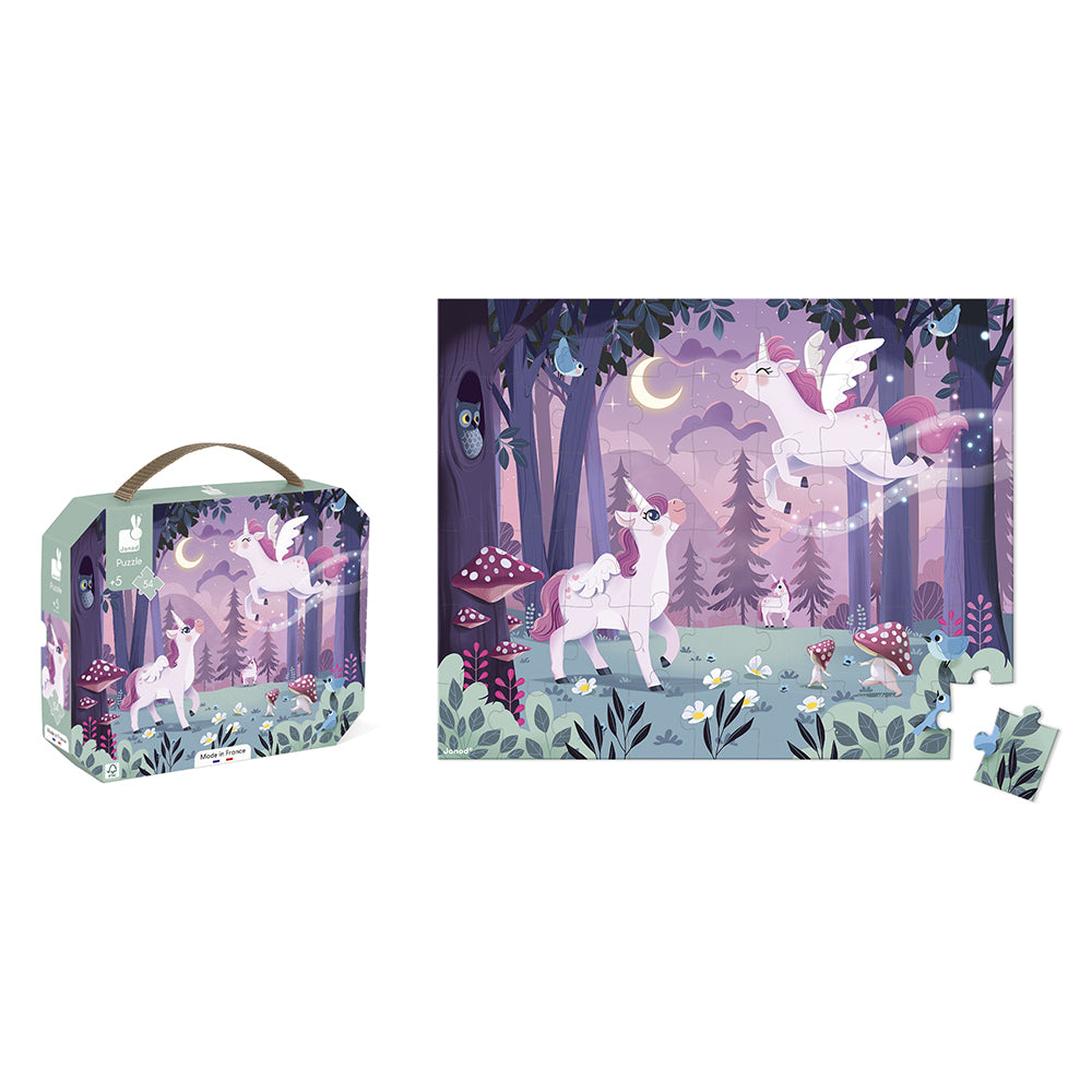 Janod Puzzel - Eenhoorn 54 stukjes
