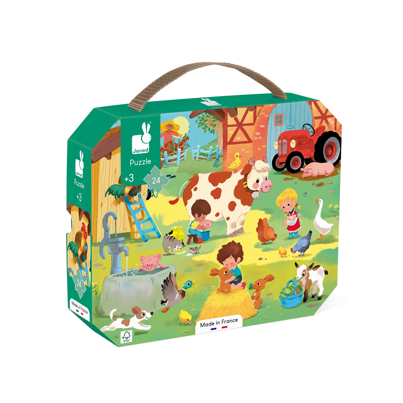 Janod Puzzel - Op de Boerderij 24 stukjes