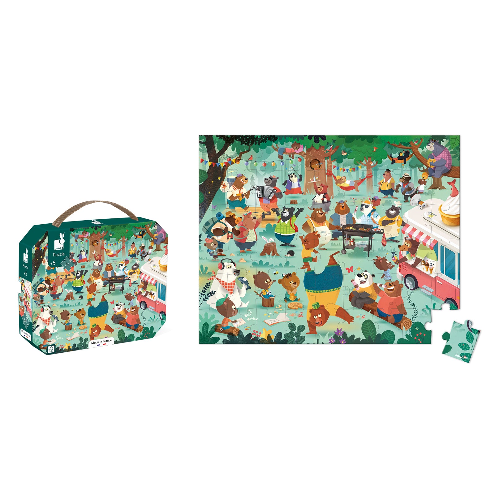 Janod Puzzel - De Berenfamilie 54 stukjes
