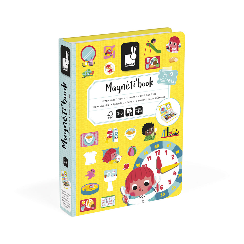 Janod Magnetibook - Klok kijken