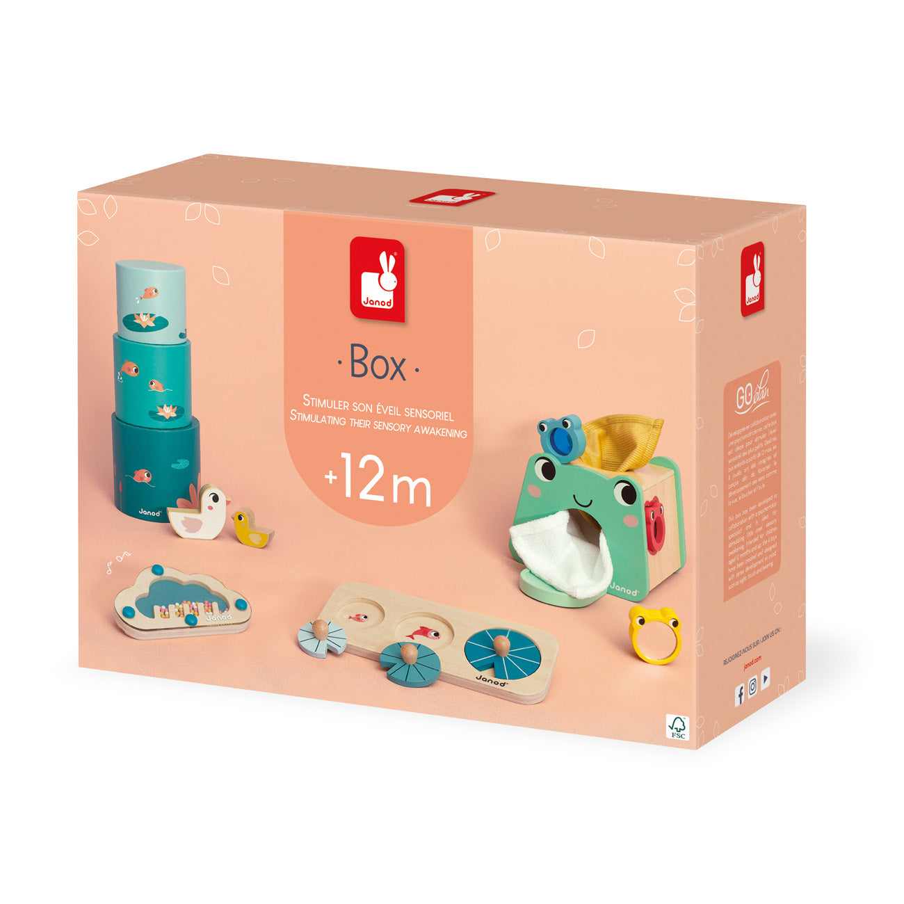 Janod - Box 12 maanden zintuigelijke waarneming