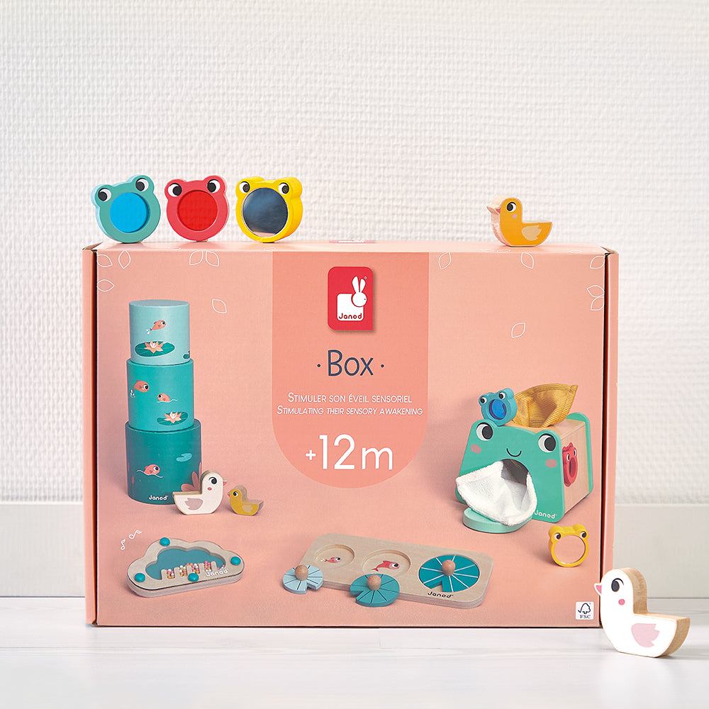 Janod - Box 12 maanden zintuigelijke waarneming