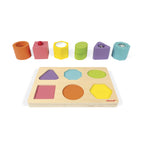 Janod I Wood - Vorm en geluid puzzel