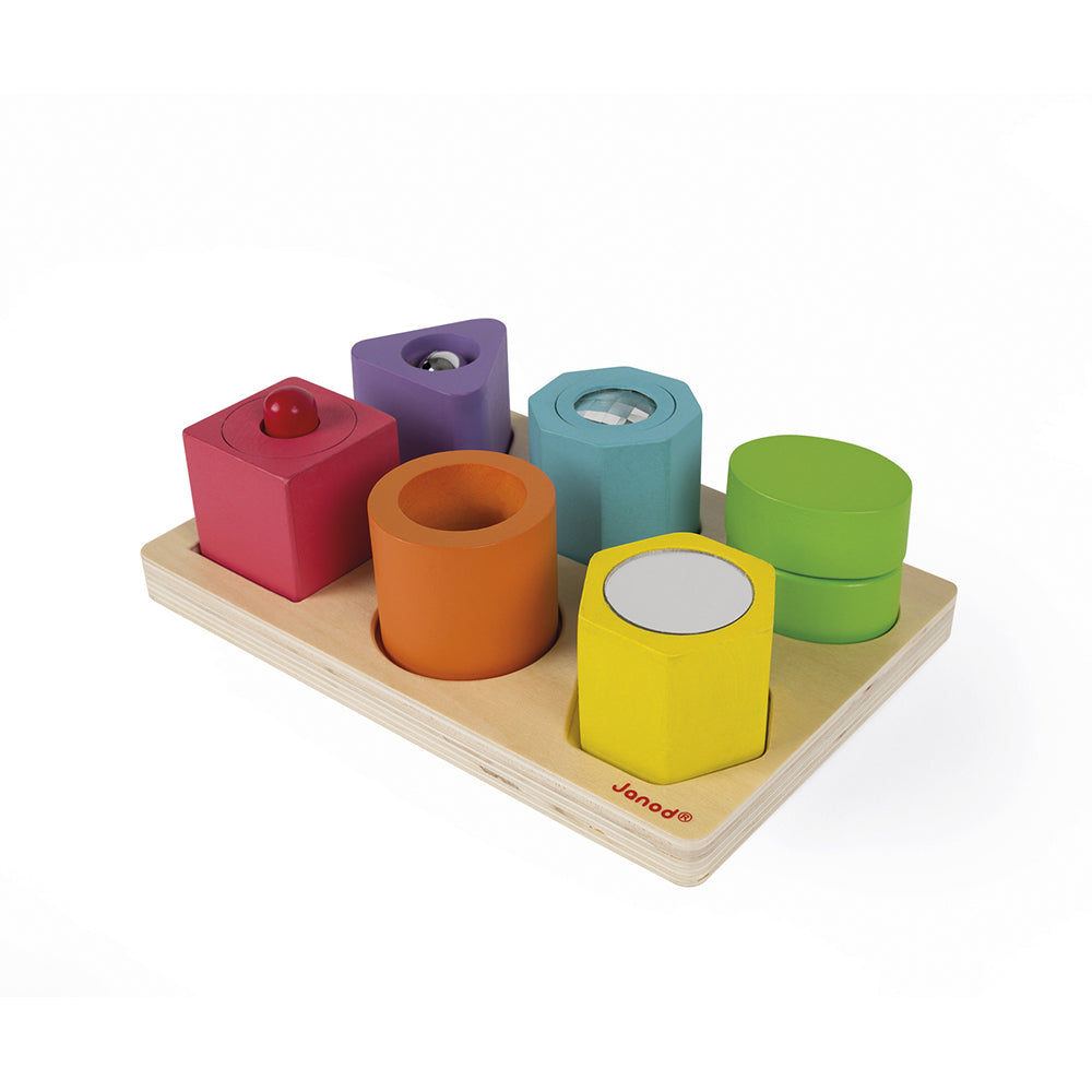 Janod I Wood - Vorm en geluid puzzel