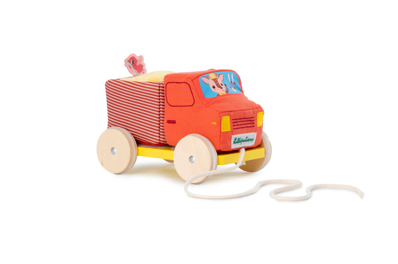 Lilliputiens - Trekfiguur Kiepwagen