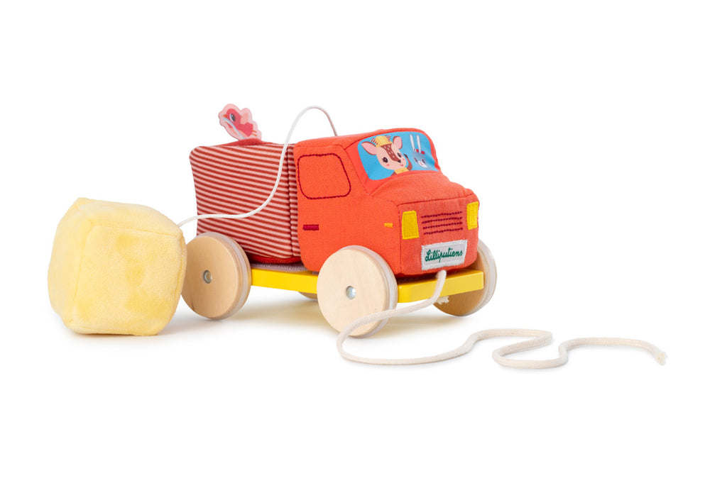 Lilliputiens - Trekfiguur Kiepwagen