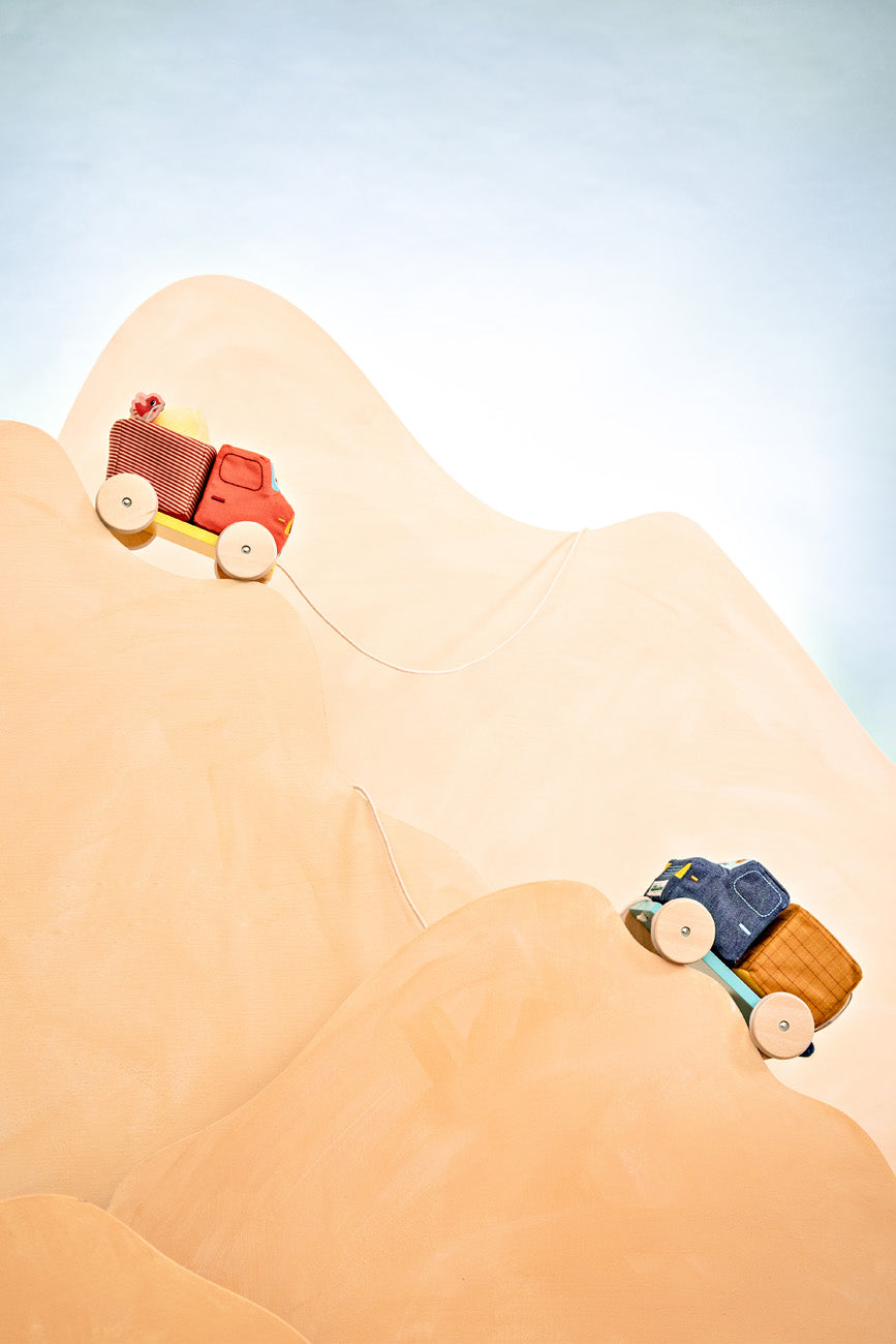 Lilliputiens - Trekfiguur Kiepwagen