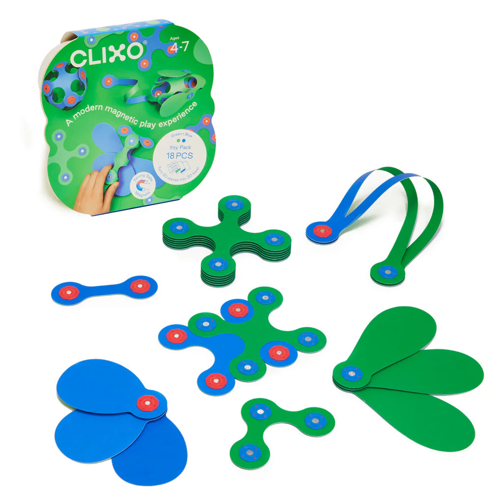 Clixo | Itsy Pack - Green / Blue