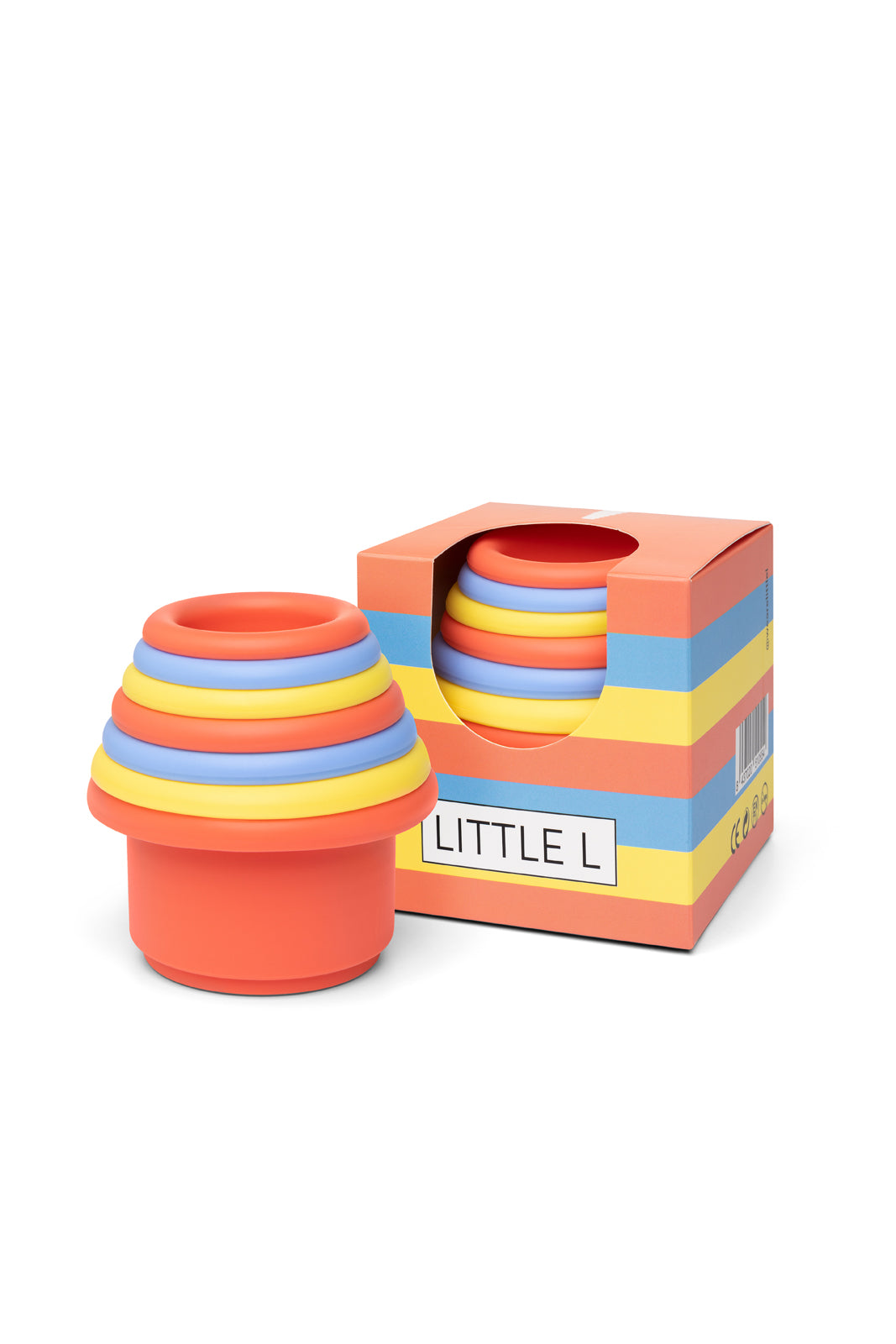 Little L – Stapelbekers – Rood, Geel en Blauw