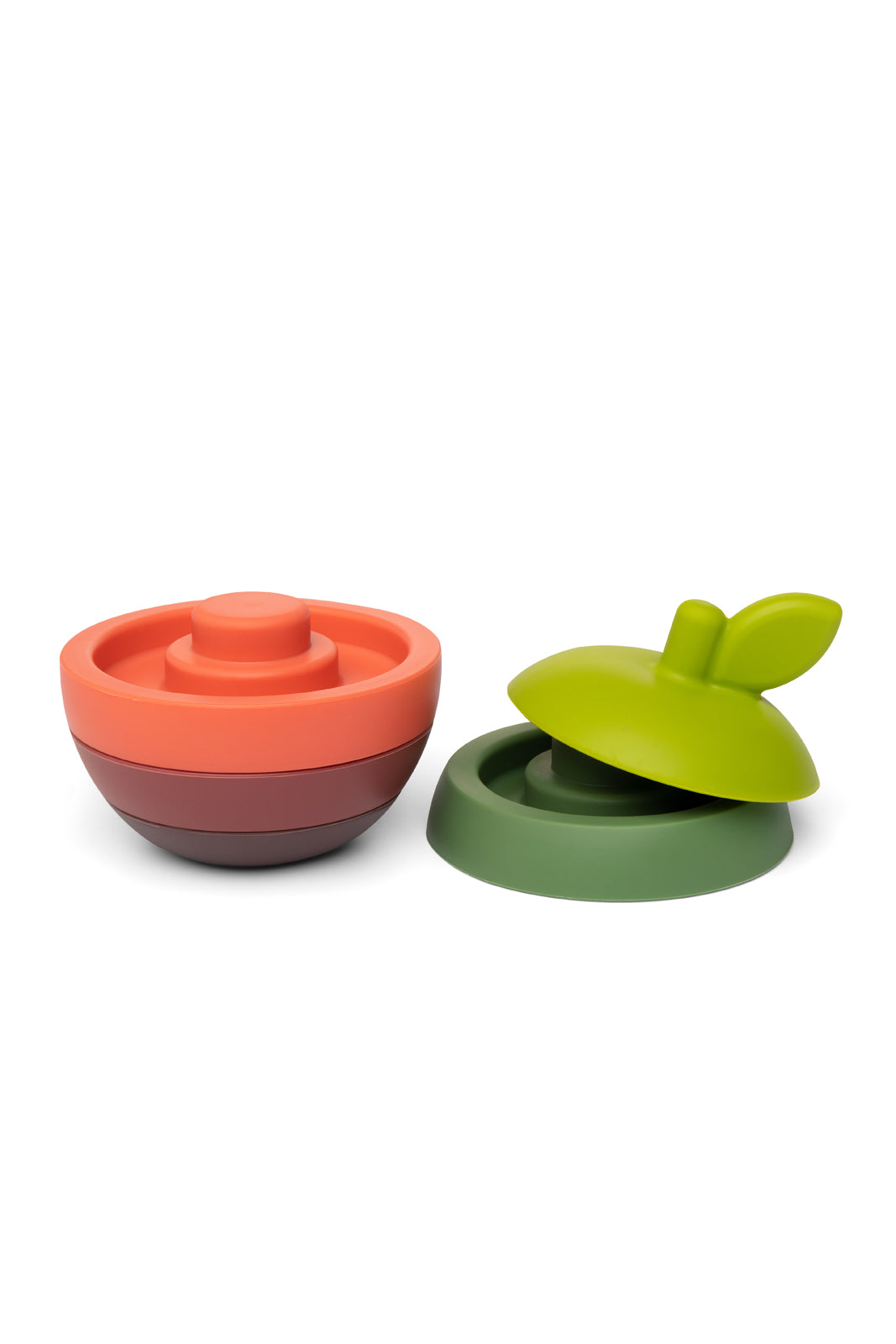 Little L – Stapelappel – Groen en Rood