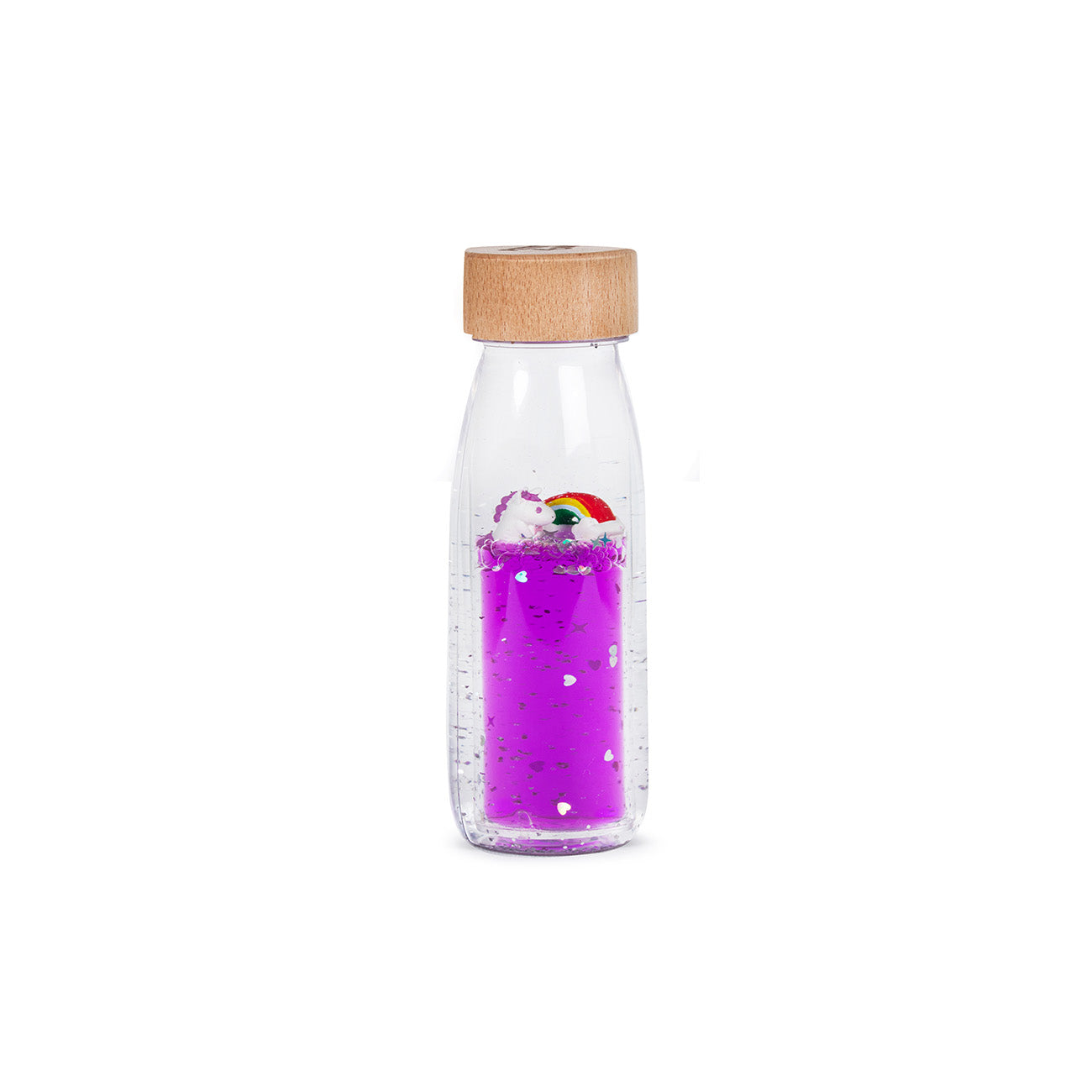 Petit Boum - Sensorische fles - Magische regenboog