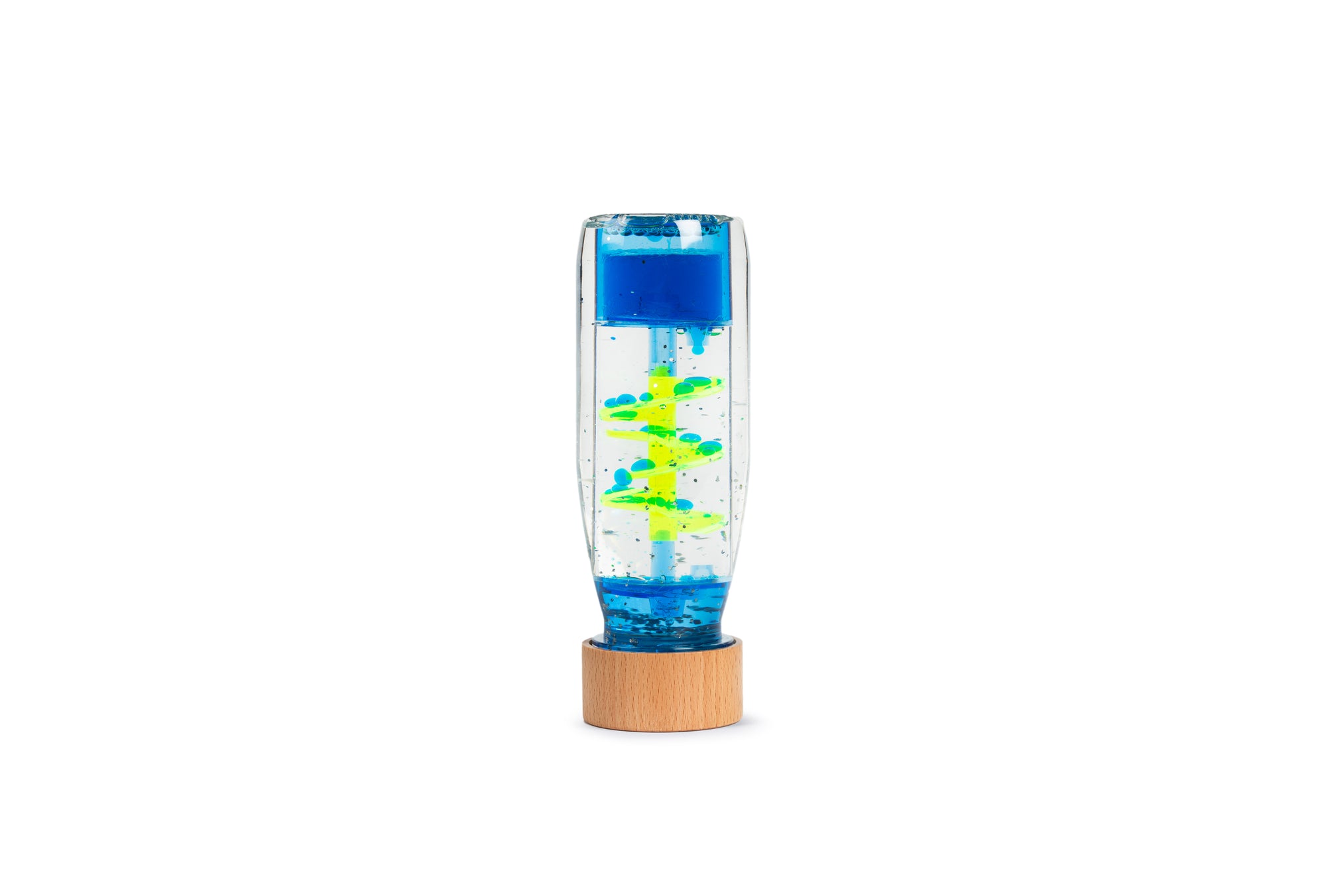 Petit Boum - Sensorische fles - Spiraal Blauw