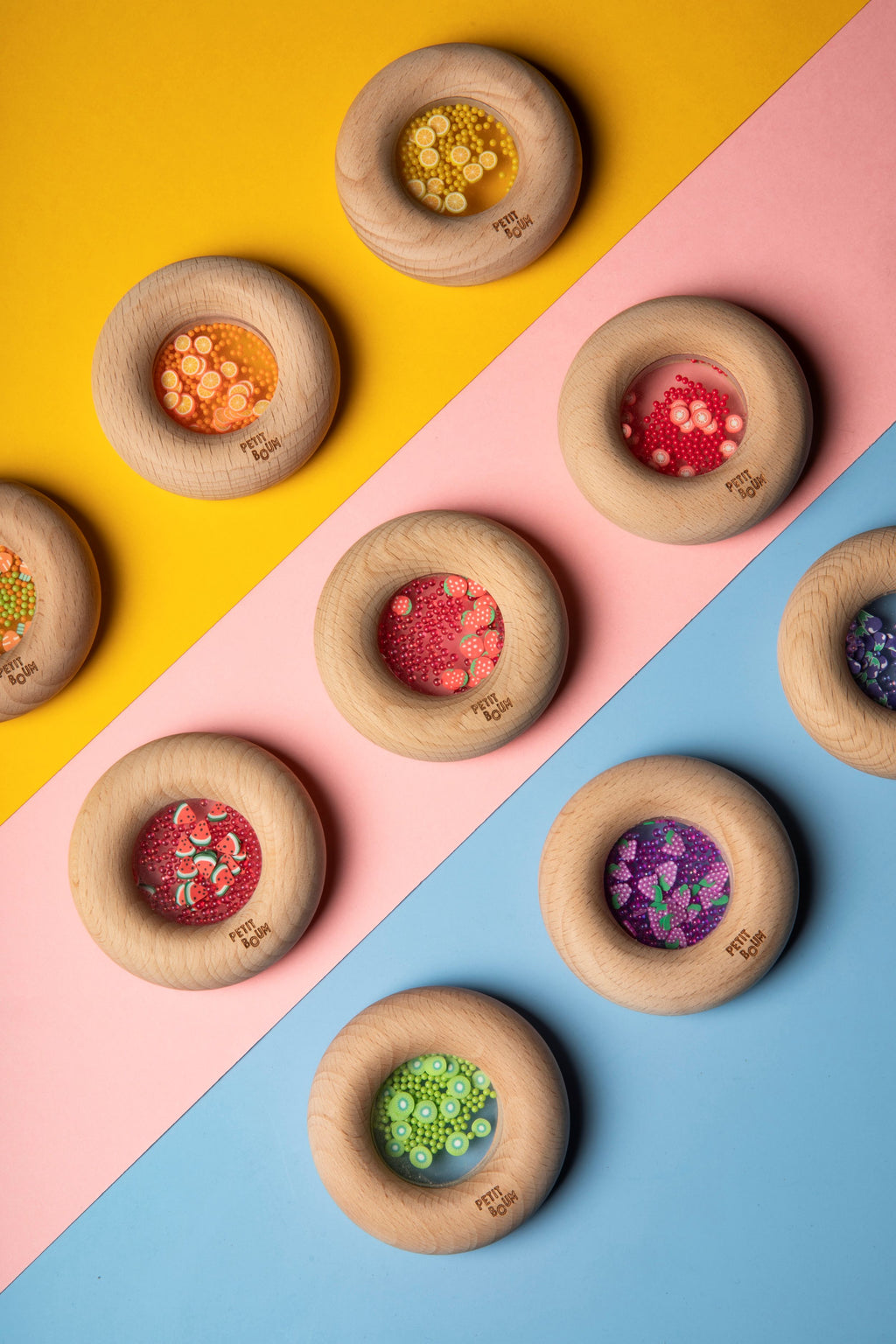 Petit Boum - Sensorische Donut - Kiwi