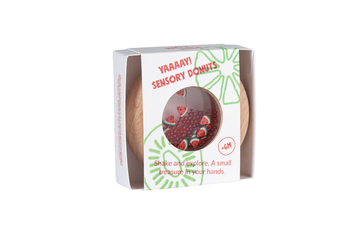 Petit Boum - Sensorische Donut - Watermeloen