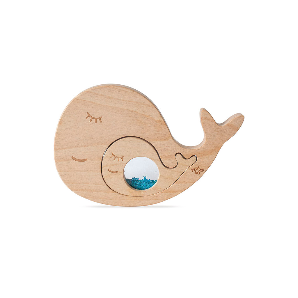 Petit Boum - Sensorische Puzzel Walvis