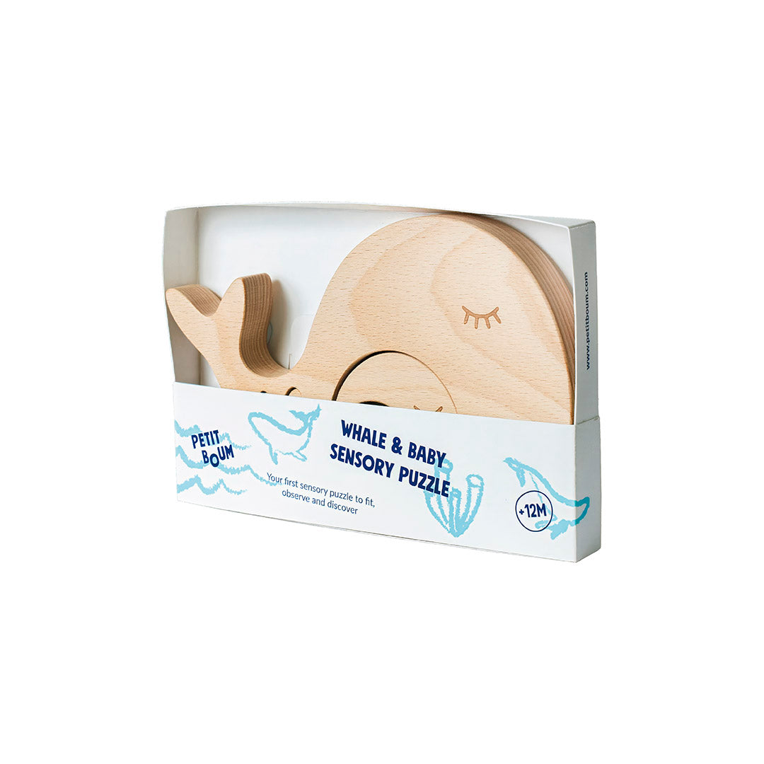 Petit Boum - Sensorische Puzzel Walvis