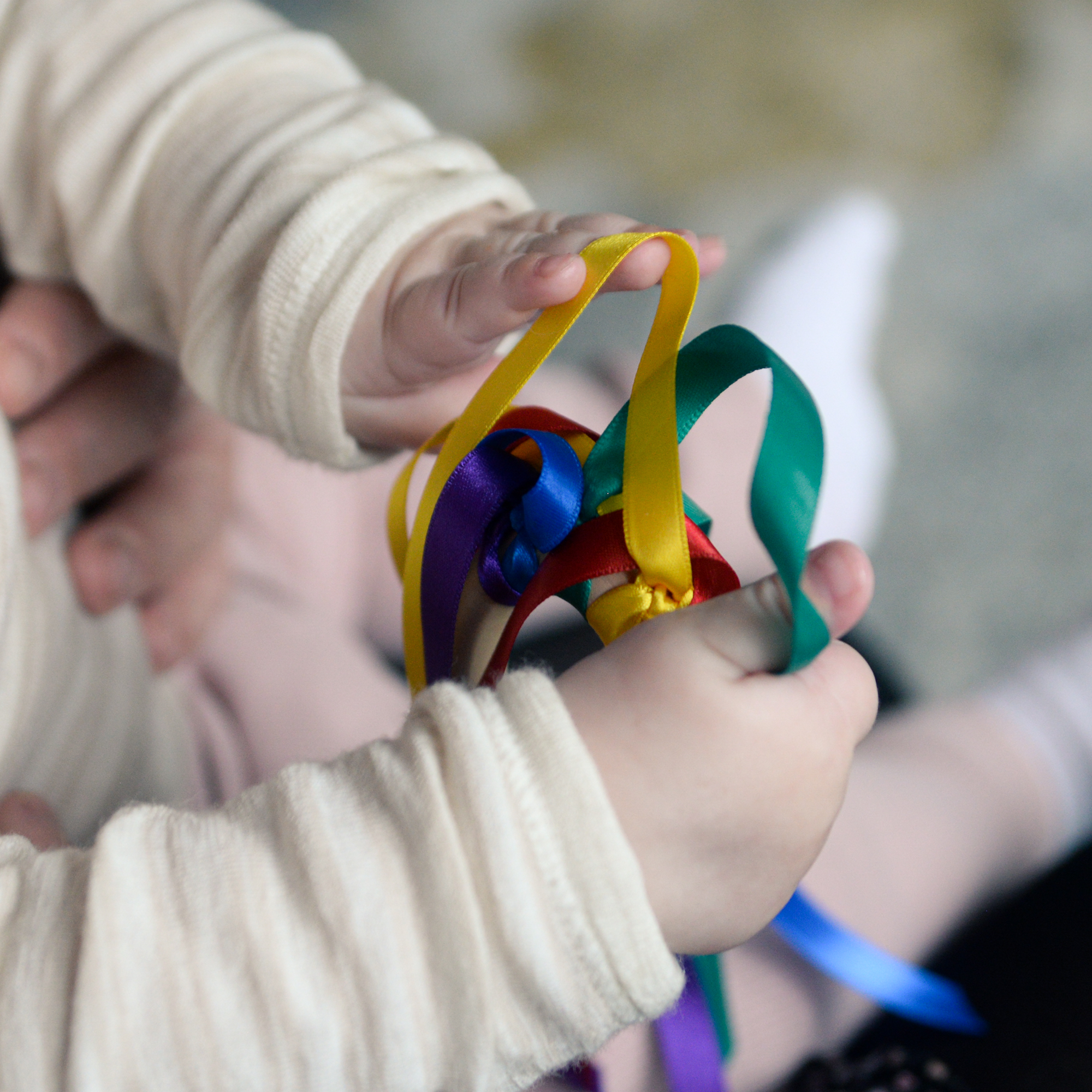 Little Botanic Label - babyhandvlieger regenboog