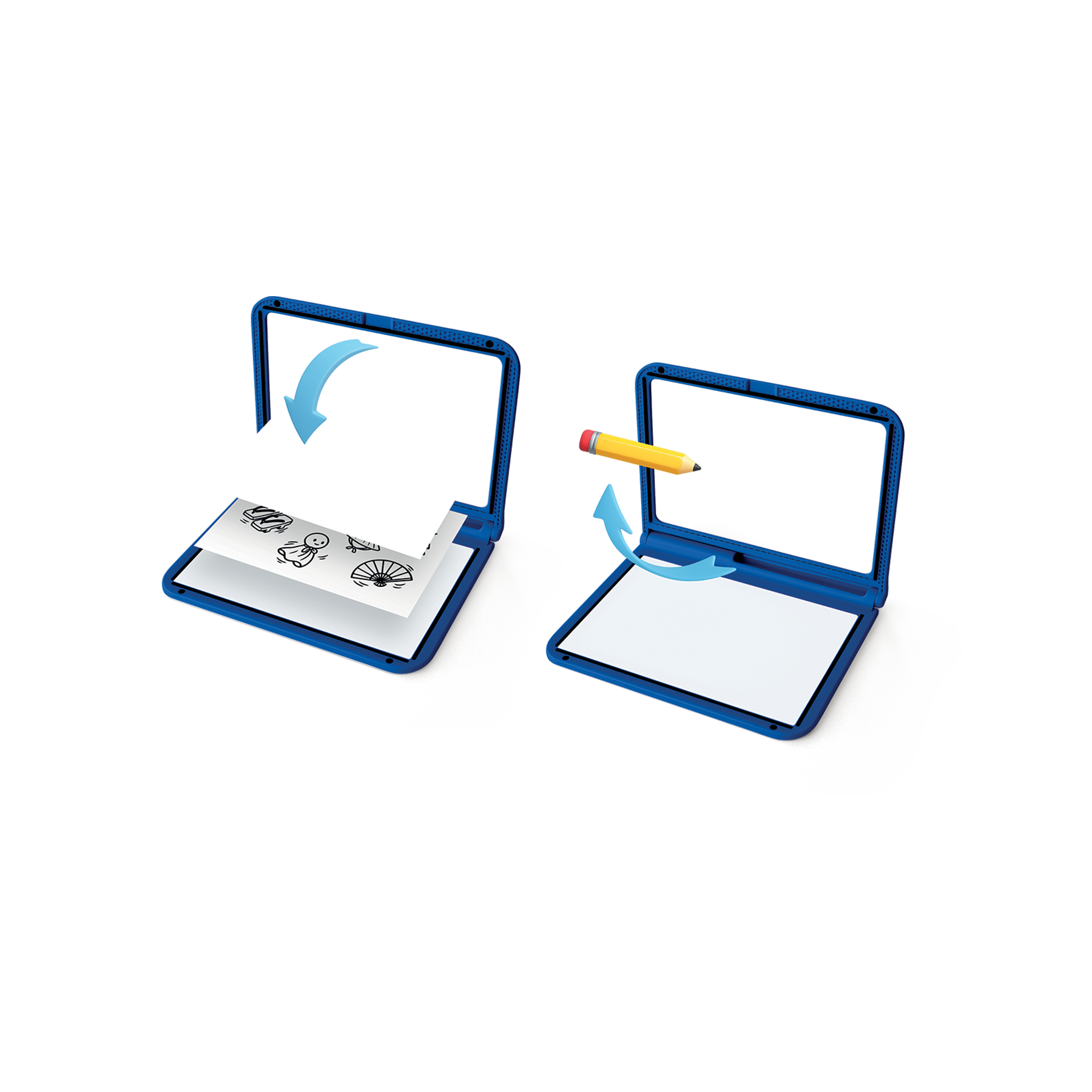 Kidydraw PRO blauw manga - lichtgevend tekenbord