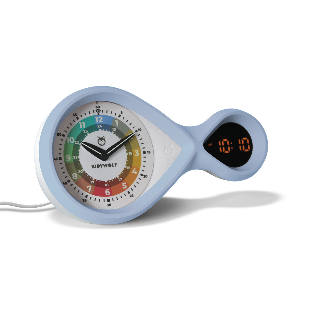 Kidyalarm - blauw (leren klokkijken)