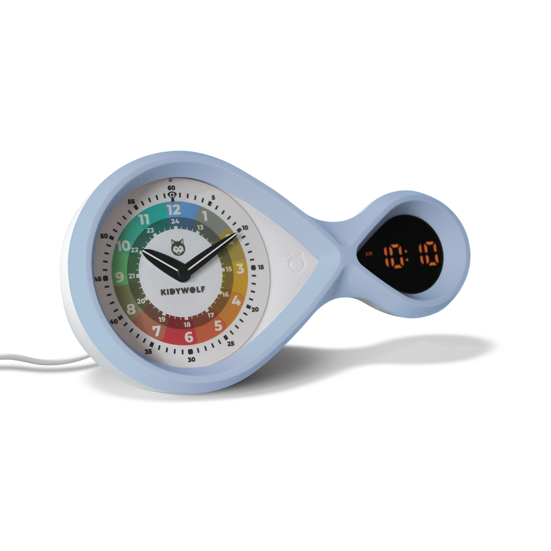 Kidyalarm - blauw (leren klokkijken)