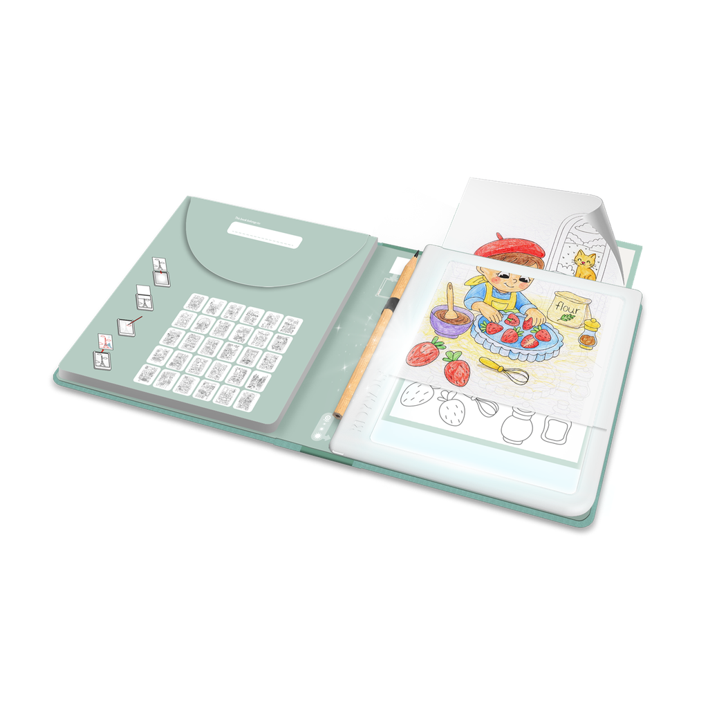 Kidydraw-PAD 6+ - voedsel over de hele wereld