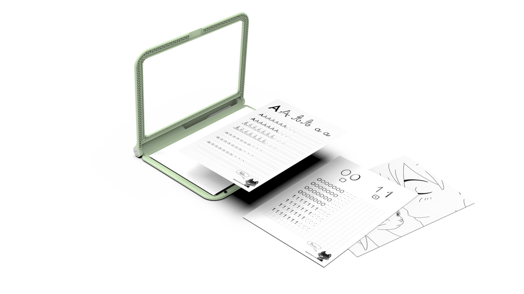 Kidydraw-PRO groen - Lichtgevend Teken- & Leerbord