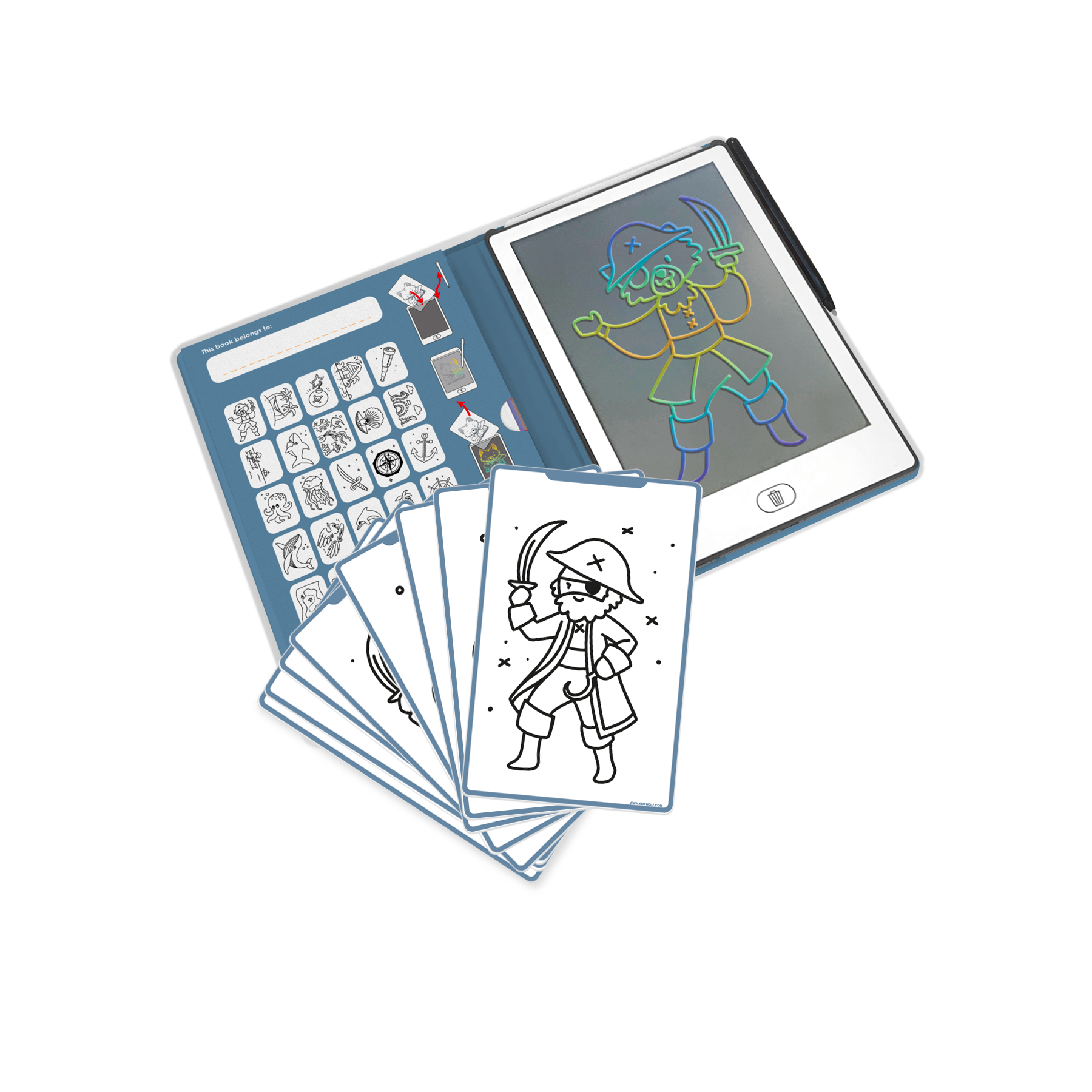 Kidywolf - Draw Mini Oceanen en Piraten