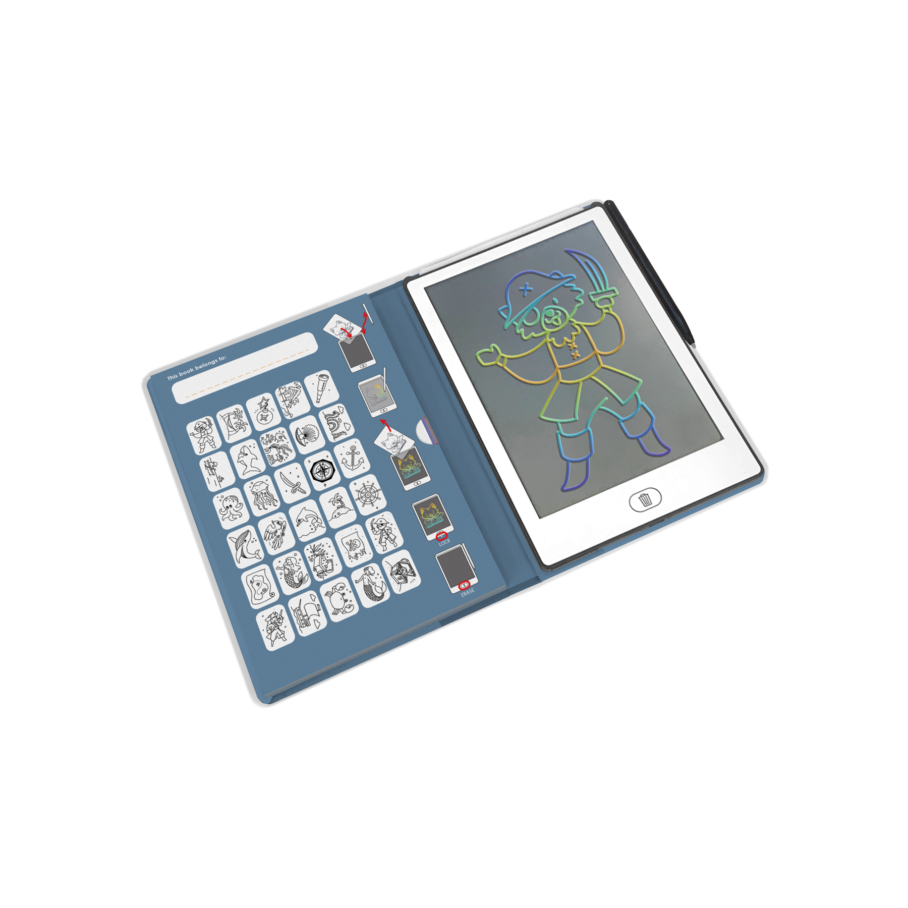 Kidywolf - Draw Mini Oceanen en Piraten