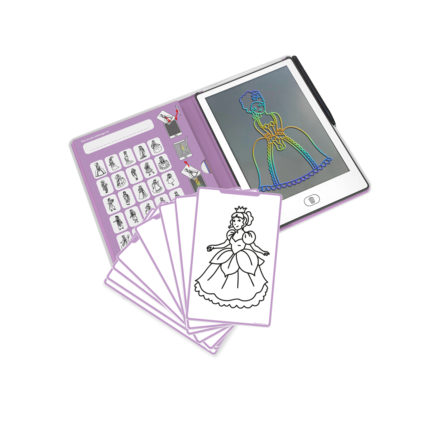 KidyDraw-Mini Princessen