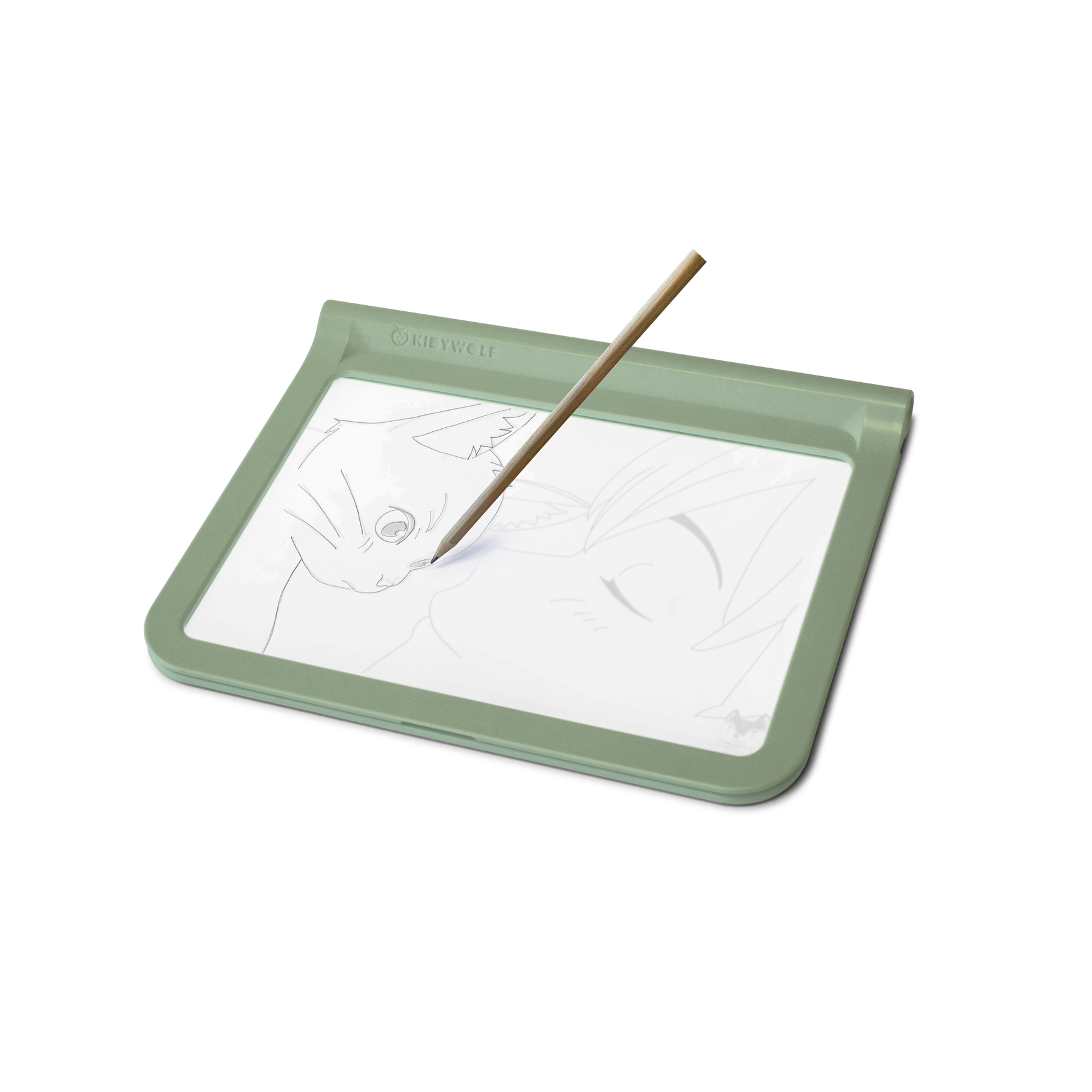Kidydraw-PRO groen - Lichtgevend Teken- & Leerbord