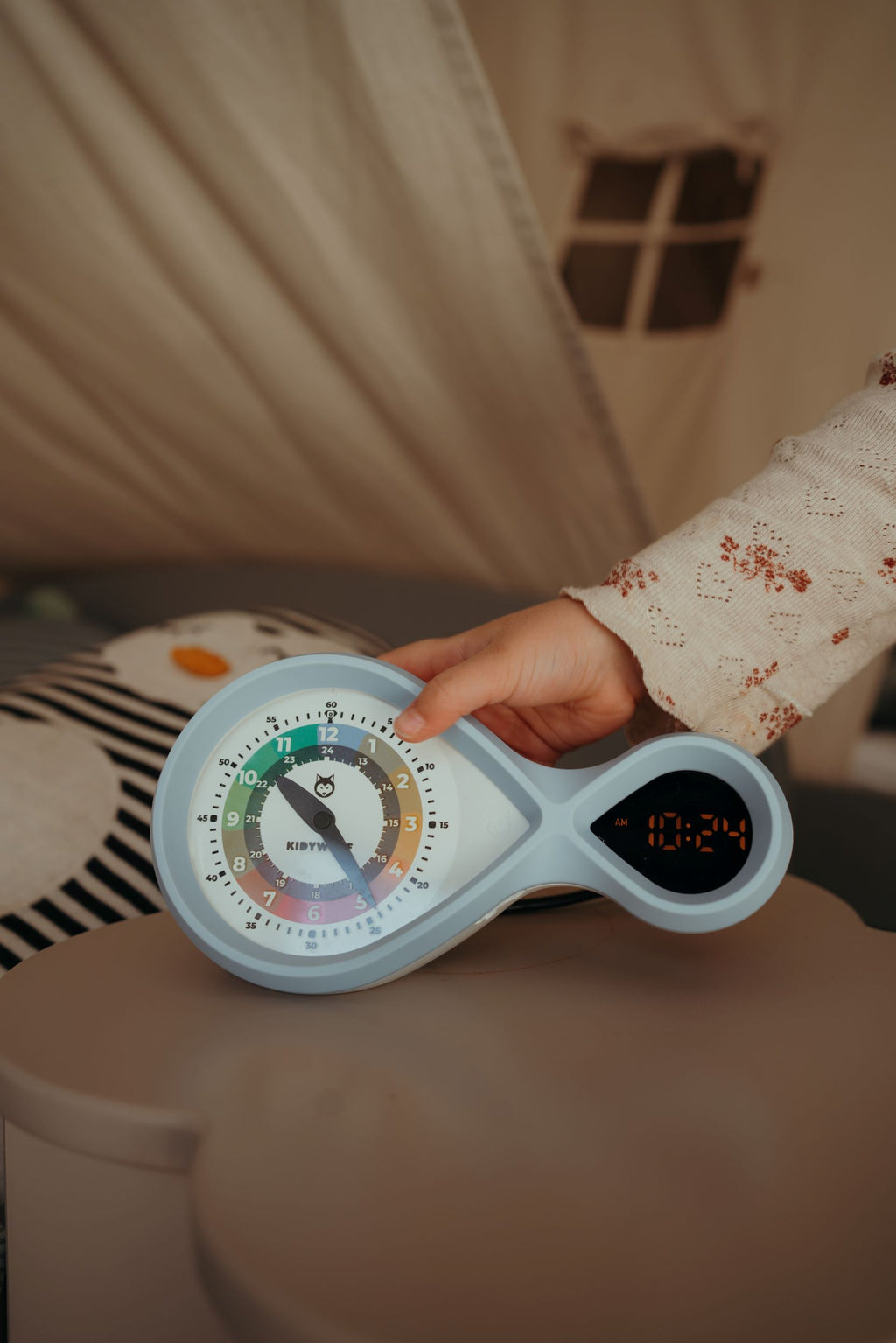 Kidyalarm - blauw (leren klokkijken)