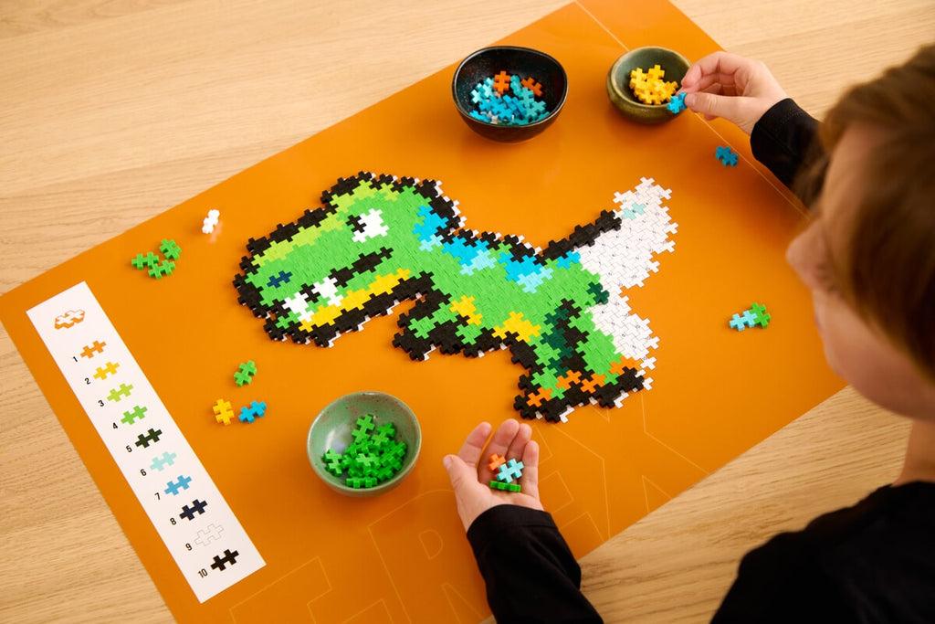 Puzzel op nummer T-Rex Plus-Plus (250 st.)