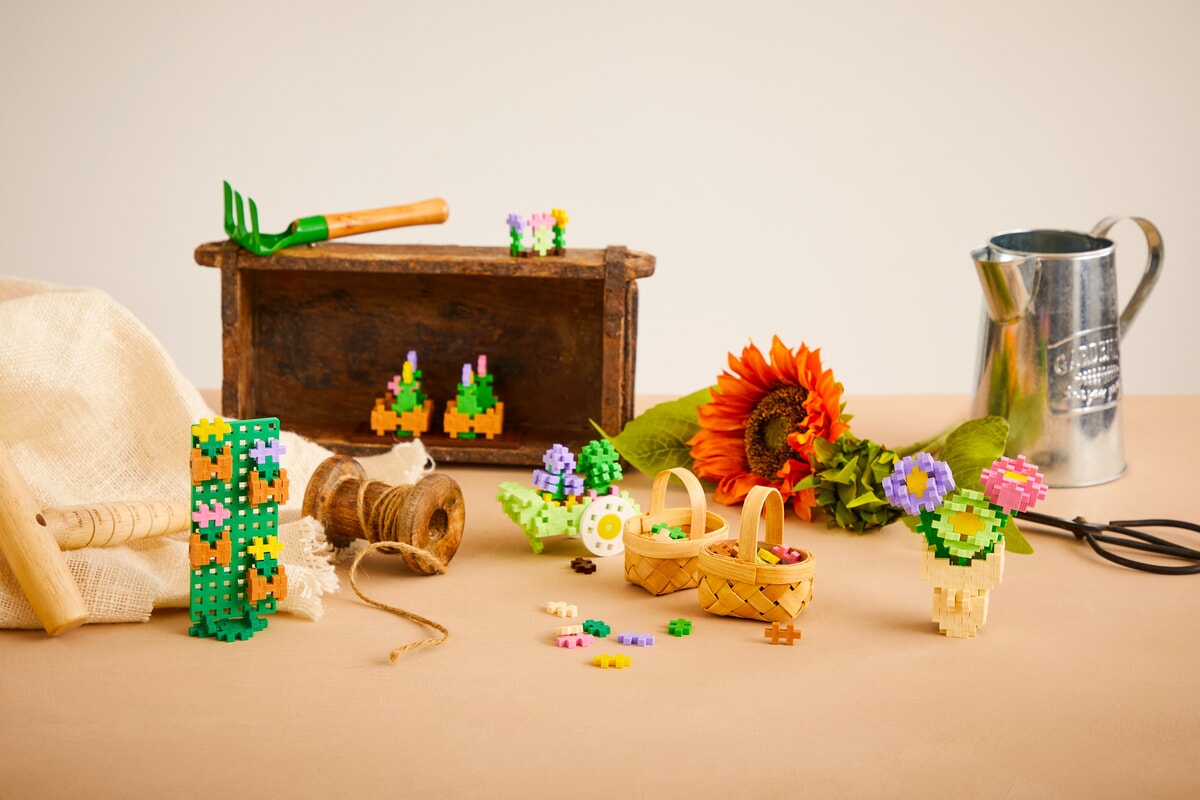 Plus-Plus Learn To Build - Flower Shop