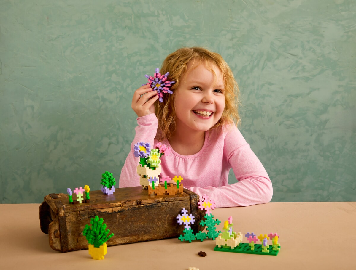 Plus-Plus Learn To Build - Flower Shop