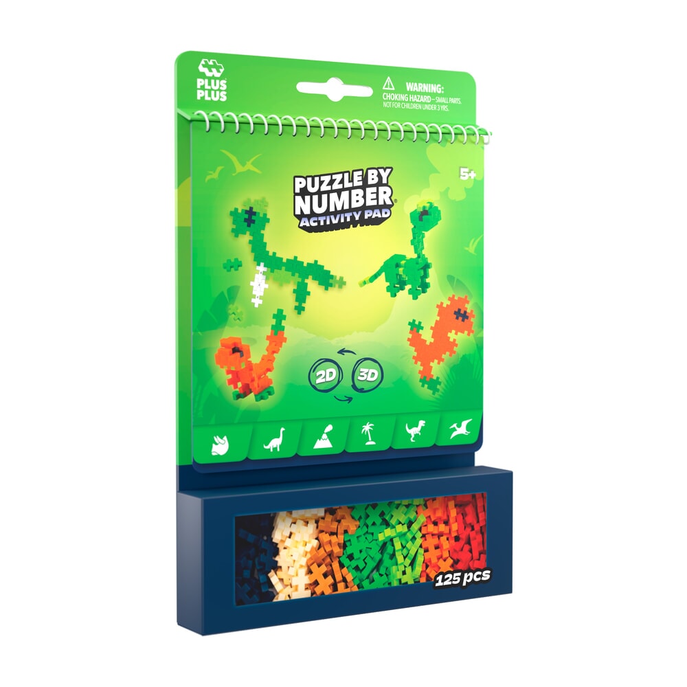 Plus-Plus Activity Pad – Dino