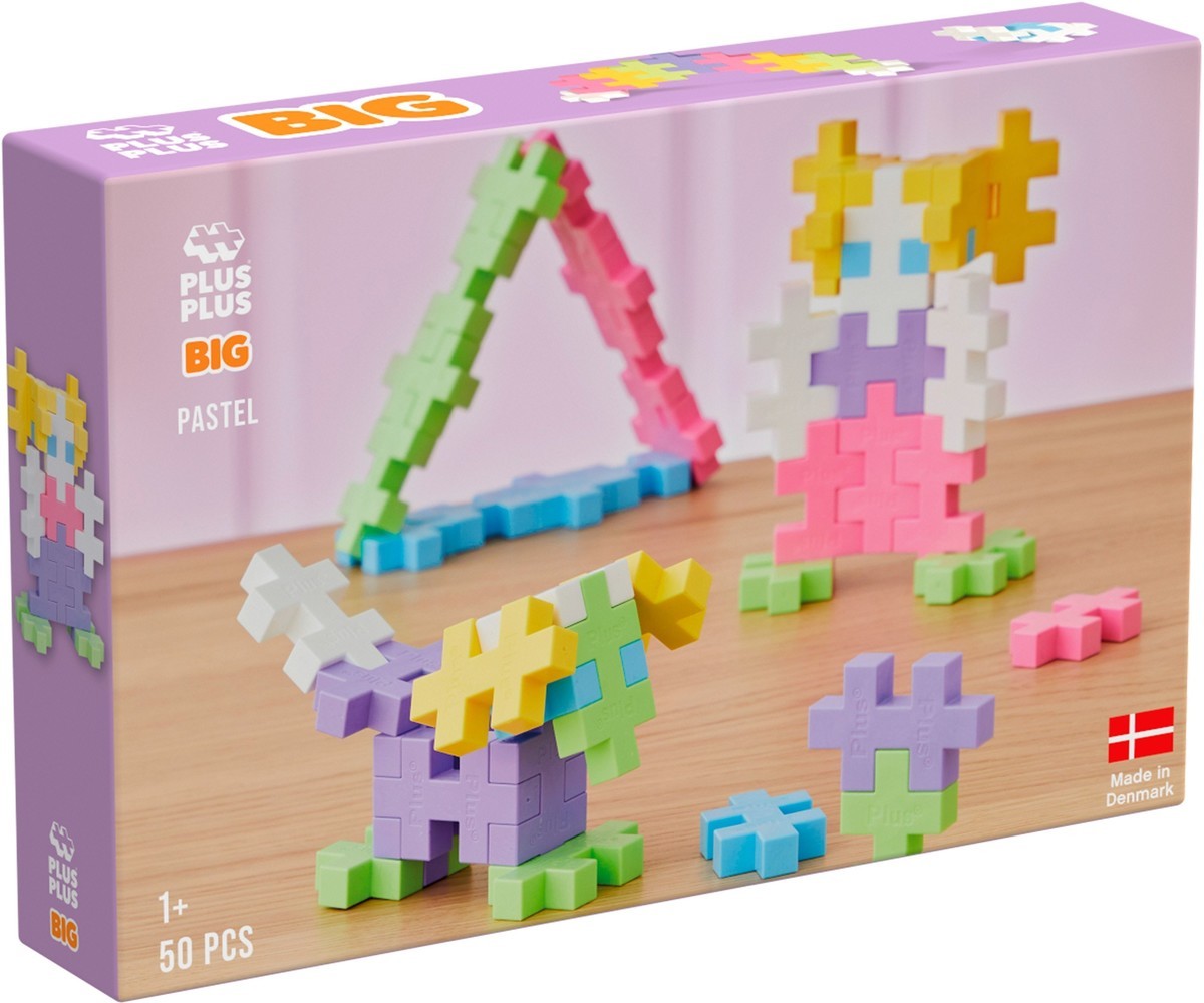Plus-Plus BIG – Pastel Colormix (50 st.)
