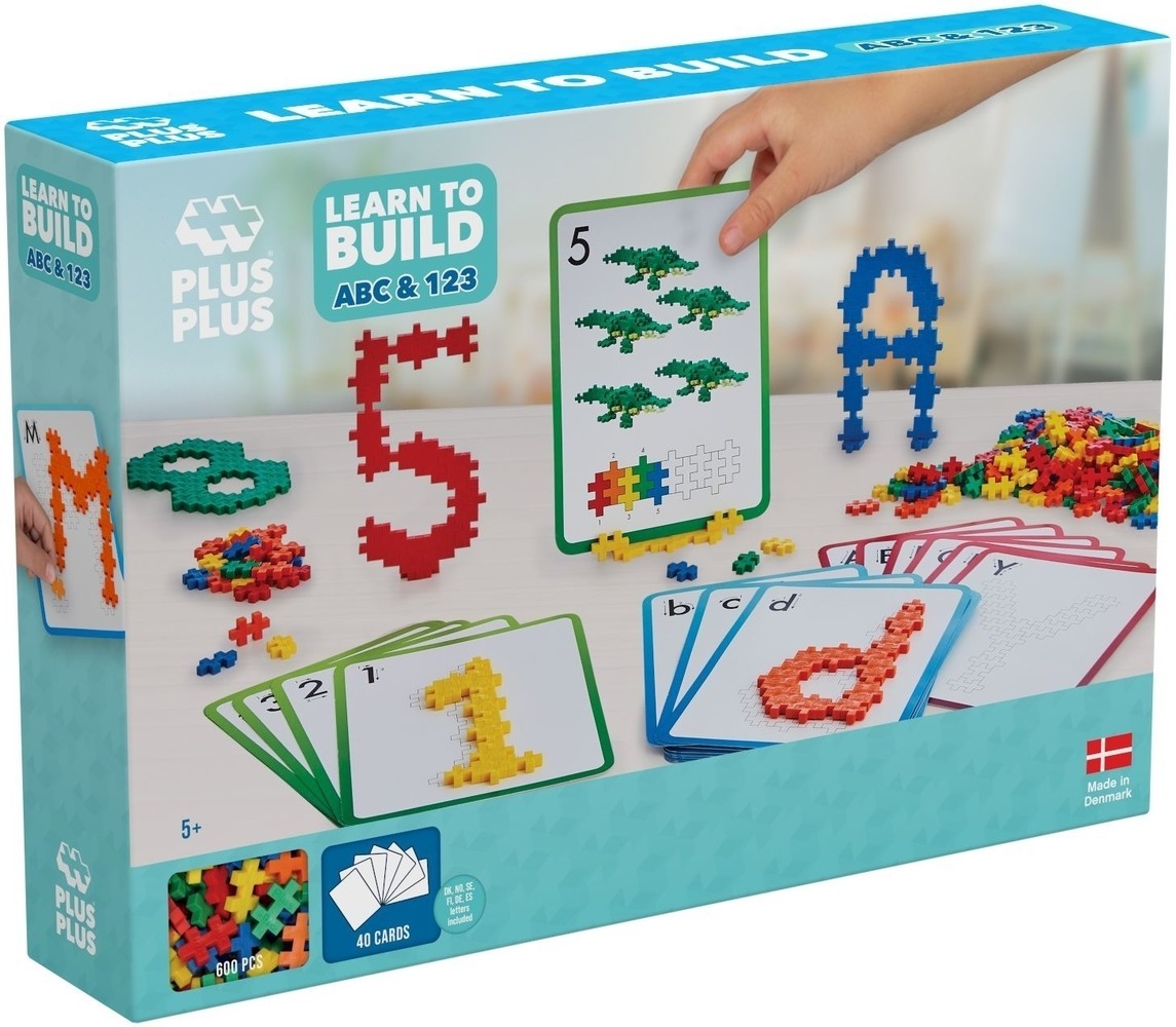 Plus-Plus: Learn to Build abc/123: 600 st.
