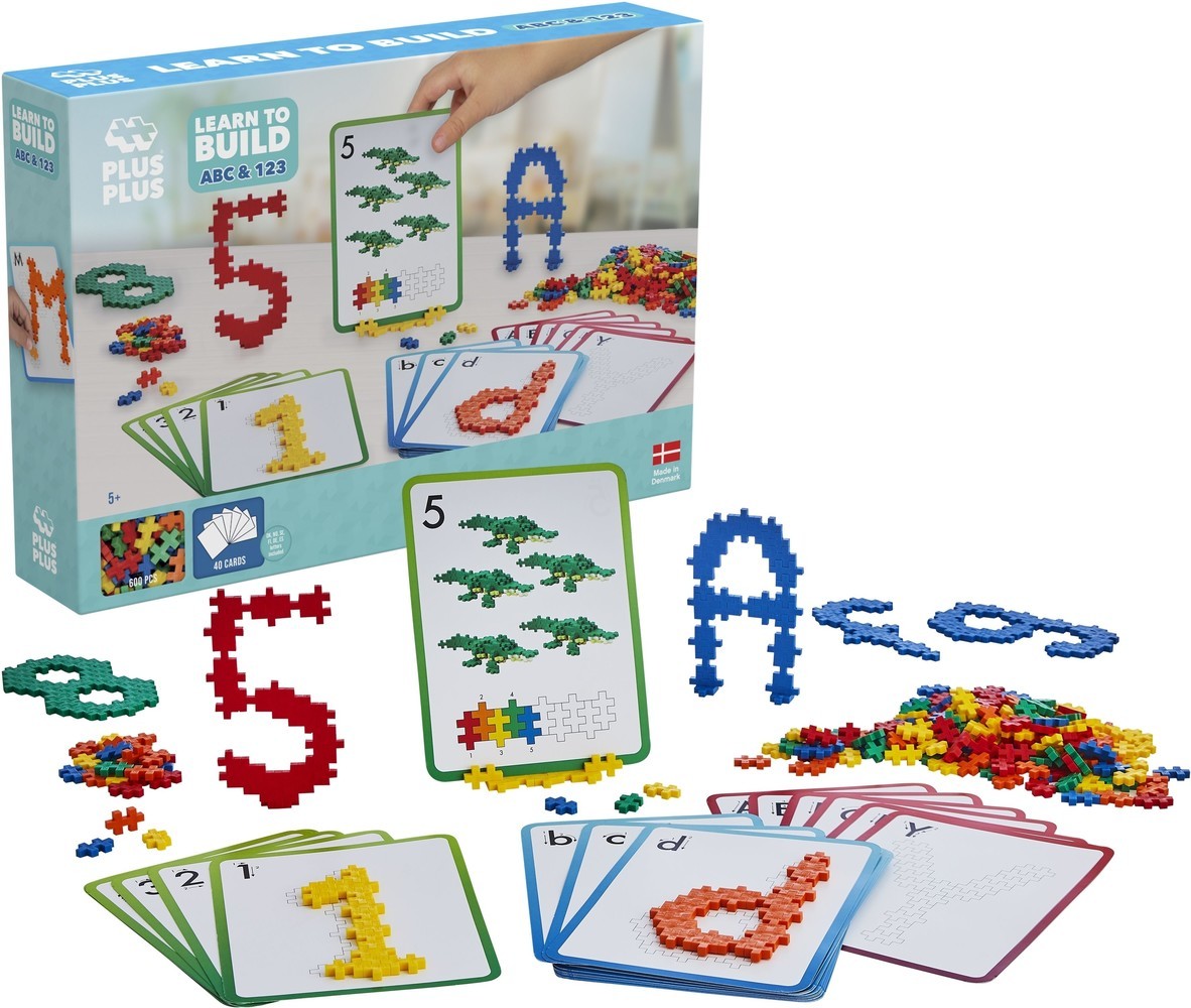 Plus-Plus: Learn to Build abc/123: 600 st.