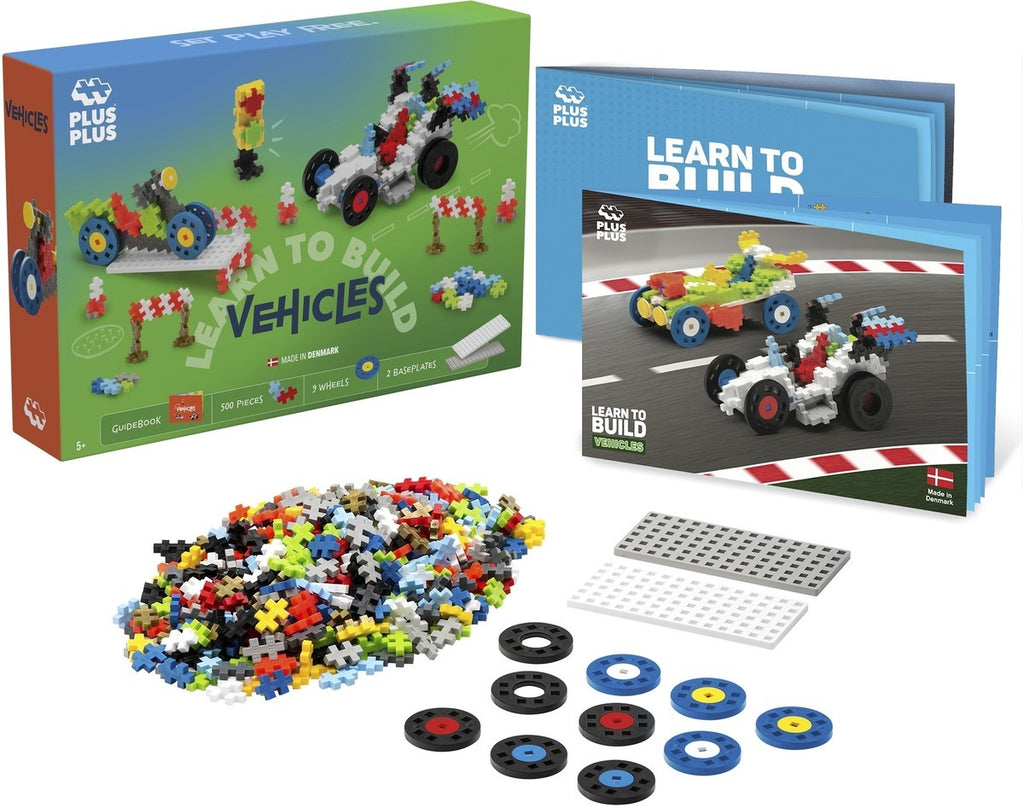 Learn to Build voertuigen Plus-Plus: 500 stuks