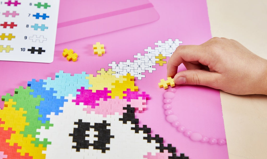 Puzzel op nummer eenhoorn Plus-Plus: 250 st.