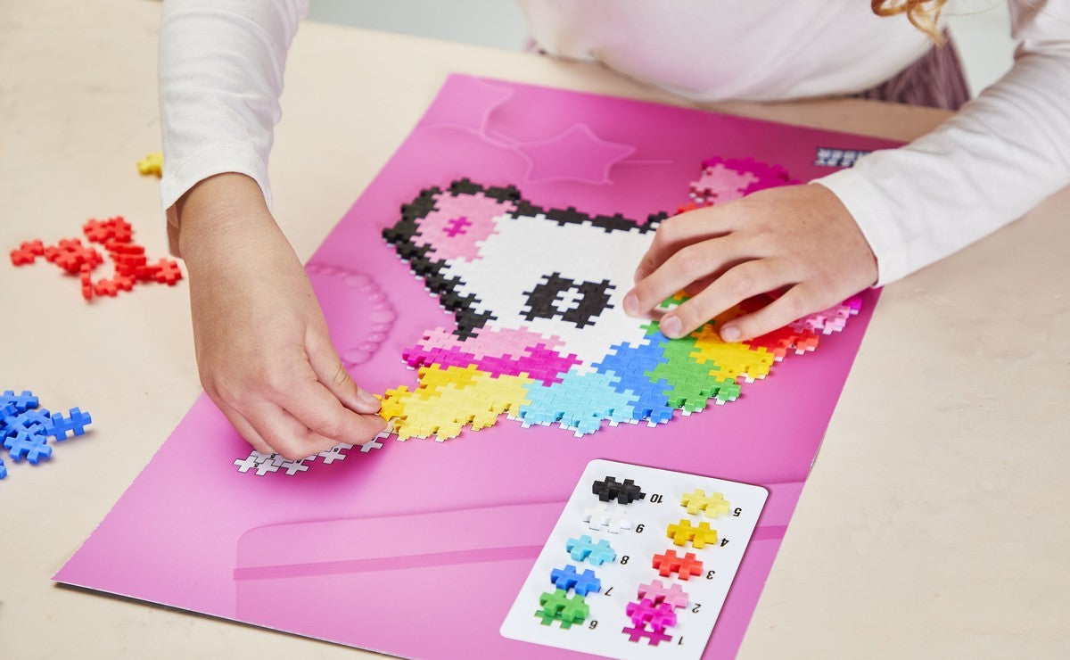 Puzzel op nummer eenhoorn Plus-Plus: 250 st.