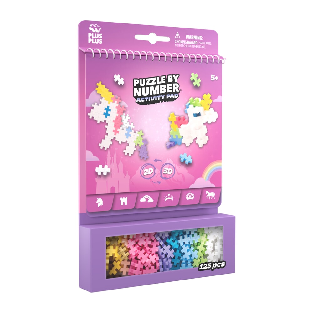 Plus-Plus Puzzle by Numer Activity Pad - Fairy Tale