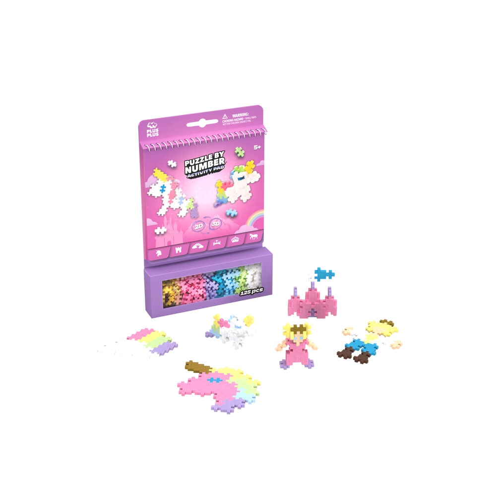 Plus-Plus Puzzle by Numer Activity Pad - Fairy Tale
