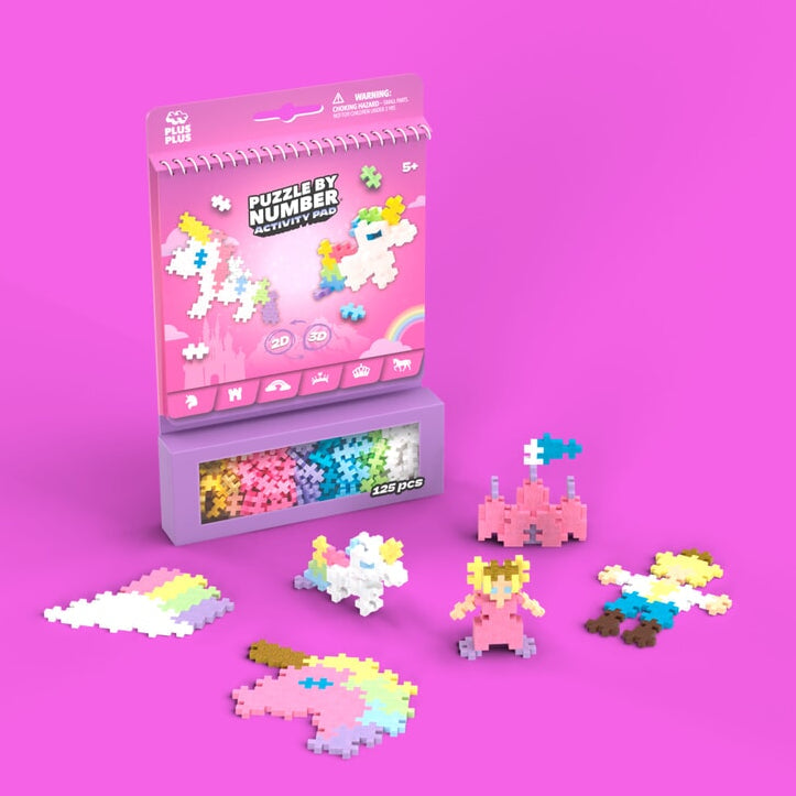 Plus-Plus Puzzle by Numer Activity Pad - Fairy Tale