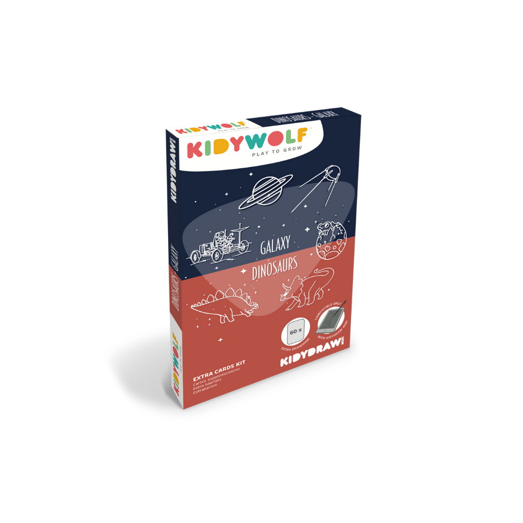 Kidydraw mini Refill - Dinosaurussen en sterrenhemel