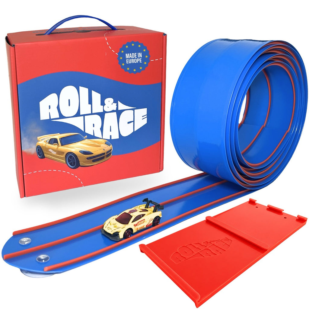 Roll & Race - flexibele autobaan van 4 meter
