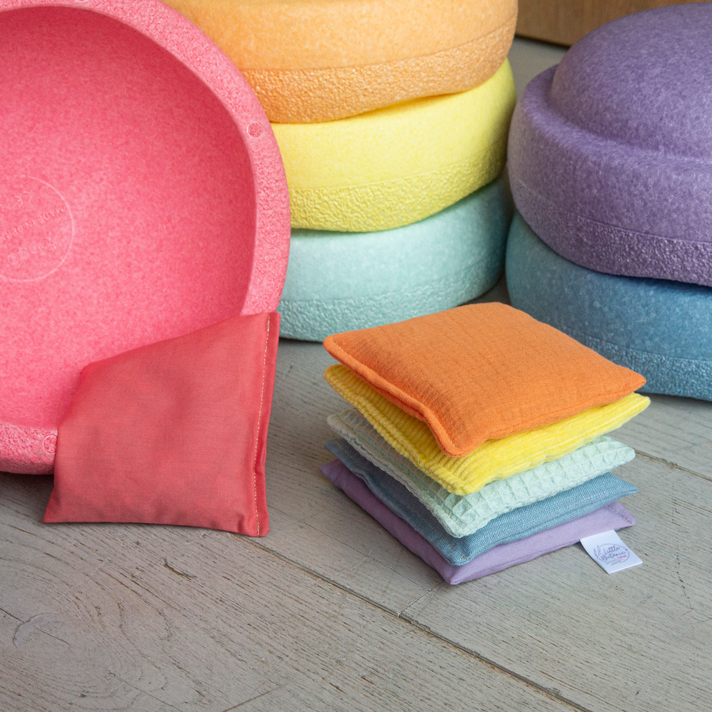 Little Botanic Label - Pastel pittenzakjes (6 st)