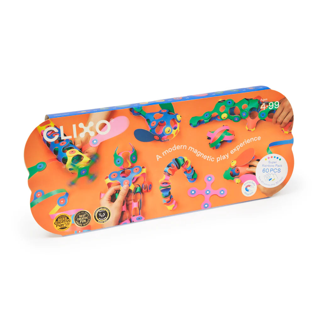 Clixo | Super Rainbow Pack - Set van 60
