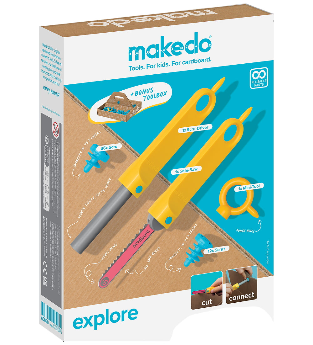 Makedo - Exploring Kit 50 onderdelen